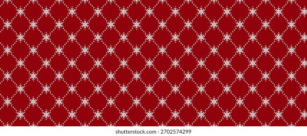 Modelo geométrico rojo inconsútil con las Formas simétricas de la estrella y el diseño repetitivo de la red. Perfecto para textiles, Fondos de pantalla, embalaje, papel de embalaje y proyectos gráficos decorativos.
