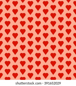 seamless red heart pattern background texture fabric