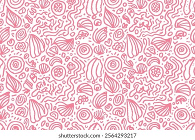 Seamless Red Heart Pattern for Valentine’s Day Cards and Romantic Decor
