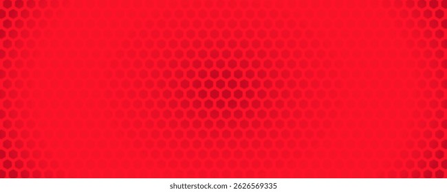 Seamless red hexagon mesh pattern. Vector Eps10