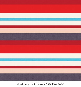 seamless red horizontal stripes pattern on background 