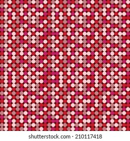 seamless of red  magenta dotted circle background vector 