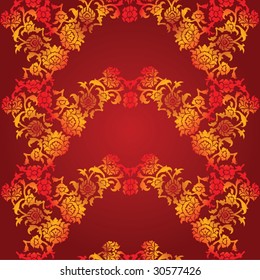 Seamless red pattern. FIND MORE pattern in my portfolio