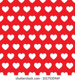 Patrón rojo transparente con corazones. Antecedentes del Día de San Valentín