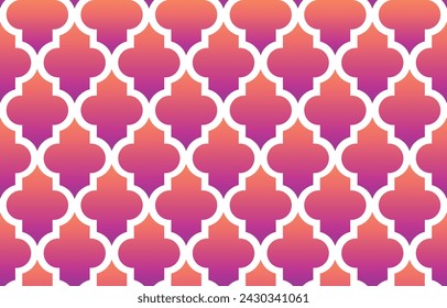Seamless red pink pattern for background and packaging