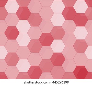 Seamless Red polygonal pattern background,tile,vector illustration