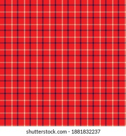 seamless  red Small  checks pattern