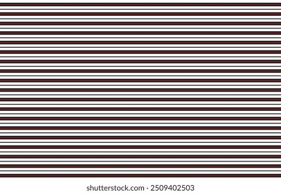 Seamless red stripes pattern vector from thin line to thick. Parallel stripe. design for background, wallpaper, clothing, fabric, carpet, textile, printing