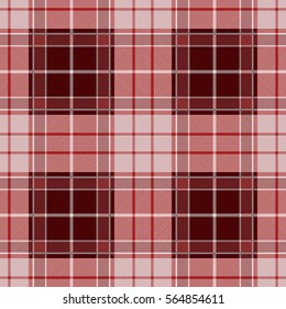 Seamless Red Tartan Plaid Texture Design