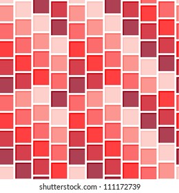 Seamless red tile wallpaper. Also suitable as material pattern