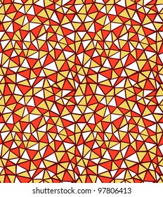 Seamless red triangle pattern