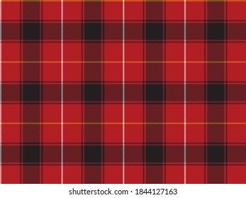 seamless red vector tartan check pattern