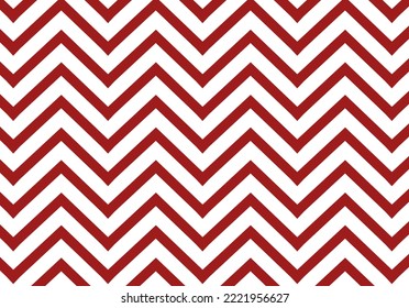 Patrón de chevron rojo y blanco sin soldadura