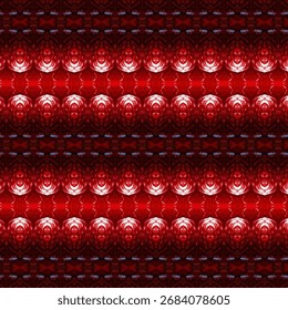 Seamless red and white patterned design with glowing highlights, perfect for backgrounds, textiles, and abstract artistic use. - Powered by Shutterstock - Get 15% off with code: PIKWIZARD15