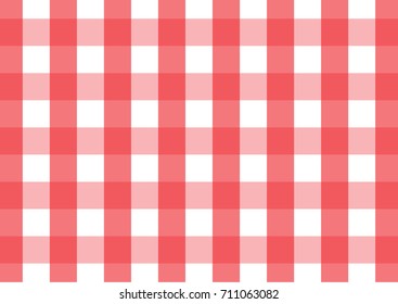 Seamless red and white tablecloth pattern, texture