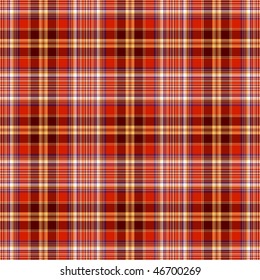 Padrão vermelho, amarelo e marrom sem costura (vetor, EPS 10)