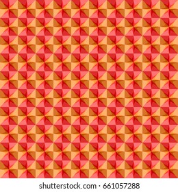 seamless red and yellow triangle vector pattern