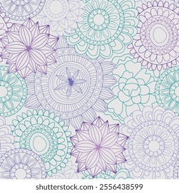Seamless reepat pattern design textile printing vector illustartion