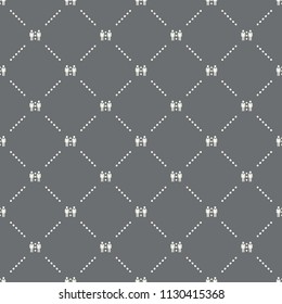 seamless referral pattern on a dark background. referral icon creative design. Can be used for wallpaper, web page background, textile, print UI/UX