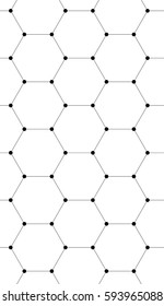 Seamless Regular geometric.Repeating geometric grid. Hexagon with point