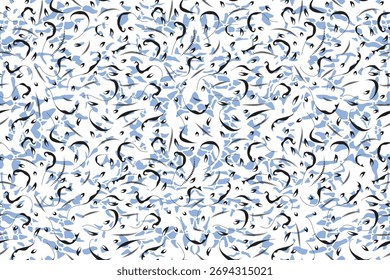 Seamless repeat art. Background pattern for print on fabric, paper. Vector illustration.