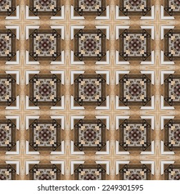 Seamless Repeat Art Texture Wallpaper Design Tile Minimal Decorative Vintage Graphic Vector Geometric Pattern
