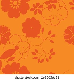 Seamless Repeat Digital Textile Pattern