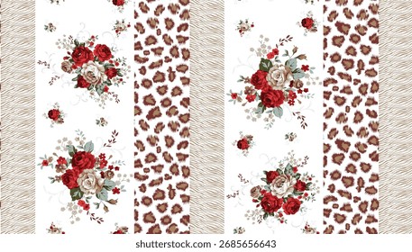 Seamless Repeat Digital Textile Pattern