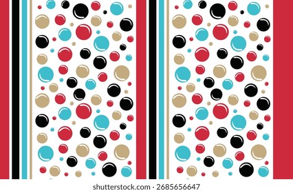 Seamless Repeat Digital Textile Pattern