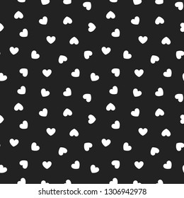 Seamless Repeat Heart Vector Pattern Illustration Background