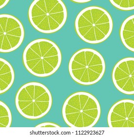 Seamless Repeat Lemon Pattern Vector Illustration for posters, flyers, social media, advertisements