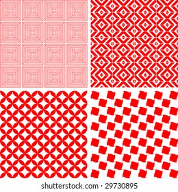 seamless repeat pattern, abstract background - set