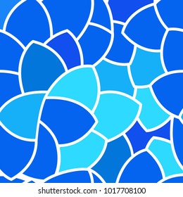 Seamless repeat pattern with abstract motive in pink, blue and yellow. Nature inspired fabric, gift wrap, greeting card design.
