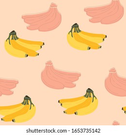 seamless repeat pattern with bananas
