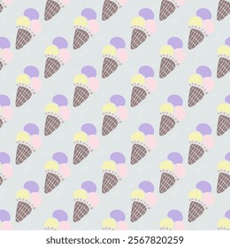 Seamless repeat pattern, cute design for kids, nursery, background, colourful Vector illustration