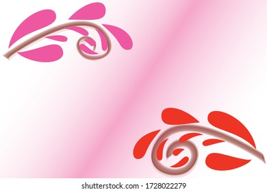 Seamless repeat pattern with flowers and pink background. fabric design, wall art design.