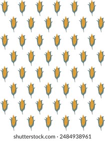 seamless repeat pattern isolated with white background.