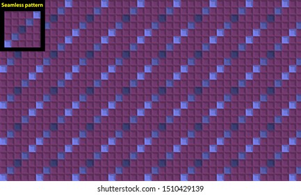 Seamless repeat pattern. Just drag the upper left square to your swatch panel