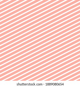 Seamless repeat pattern of pink and white lines at an angle