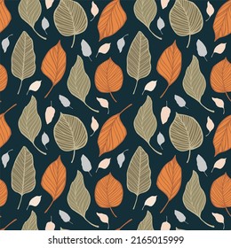 seamless repeat pattern with summer flowers and leafs vector illustration design 