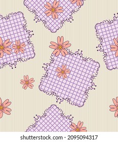seamless repeat pattern vecor editale printable