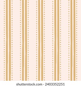 Seamless Repeat Pattern Vector Geometric Hand Drawn Look Irregular Stripe Wallpaper 