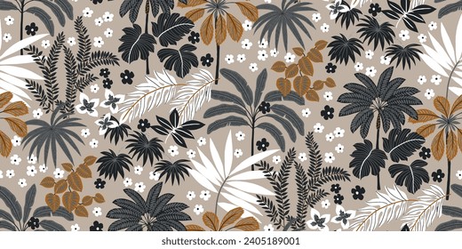 Seamless repeat print pattern. Beautiful textile digital print pattern