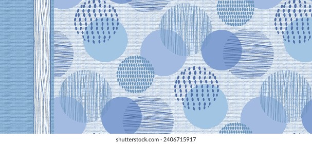 Seamless repeat print pattern. Beautiful textile digital print pattern
