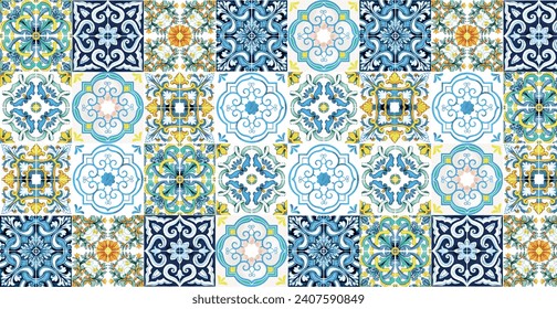 Seamless repeat print pattern. Beautiful textile digital print pattern