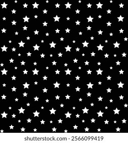 Seamless repeatable abstract pattern of stars Modern Geometric Star Pattern background