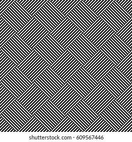 Seamless (repeatable) geometric abstract monochrome pattern. Tileable geometrical background / texture
