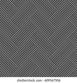 Seamless (repeatable) geometric abstract monochrome pattern. Tileable geometrical background / texture