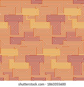 Seamless repeatable geometric pattern in vector format.
