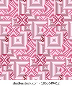 Seamless repeatable geometric pattern in vector format.